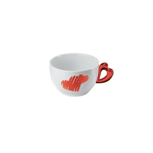 Tazza da colazione Guzzini in ceramica love 350 ml