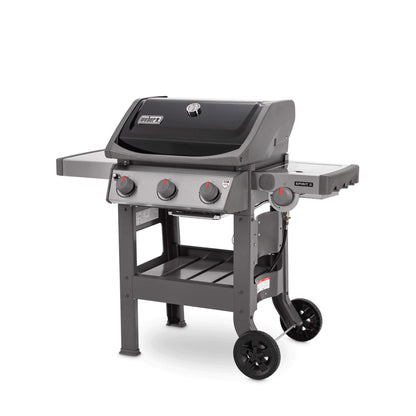 Barbecue a gas 3 bruciatori con fornello e ripiano laterale - spirit ii e320 gbs