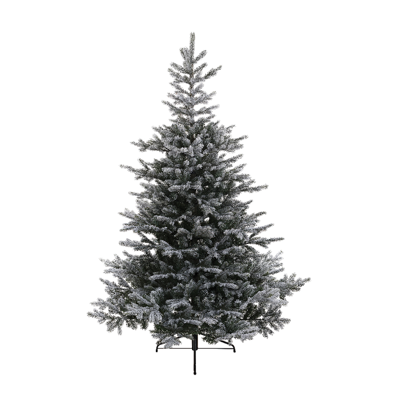 Albero di natale Grandis innevato  H180 x Ø132 cm