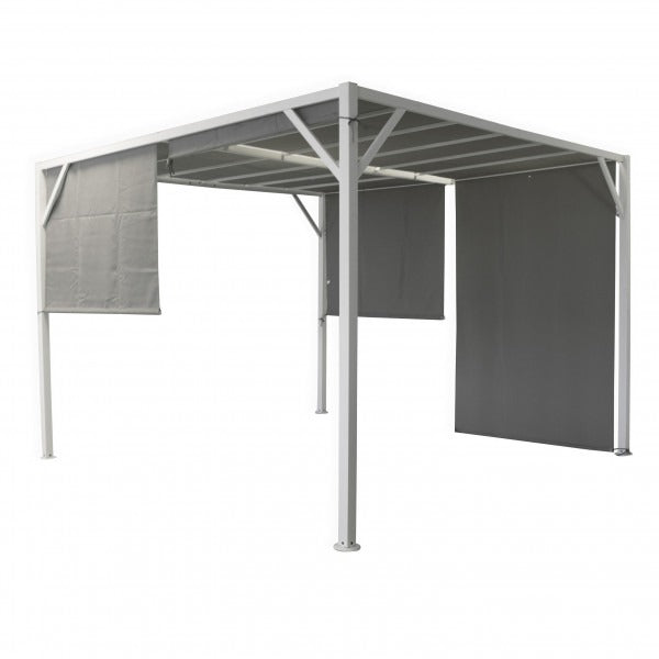 Gazebo cubo nero 300x300xH210 cm