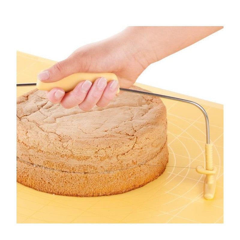 Tagliatorte Tescoma Delicia 630095 - Regola il filo per tagliare torte perfette in cucina o a casa.