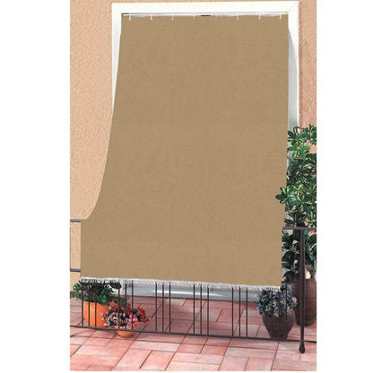 Tenda da sole per balcone beige 140 x 300 centimetri