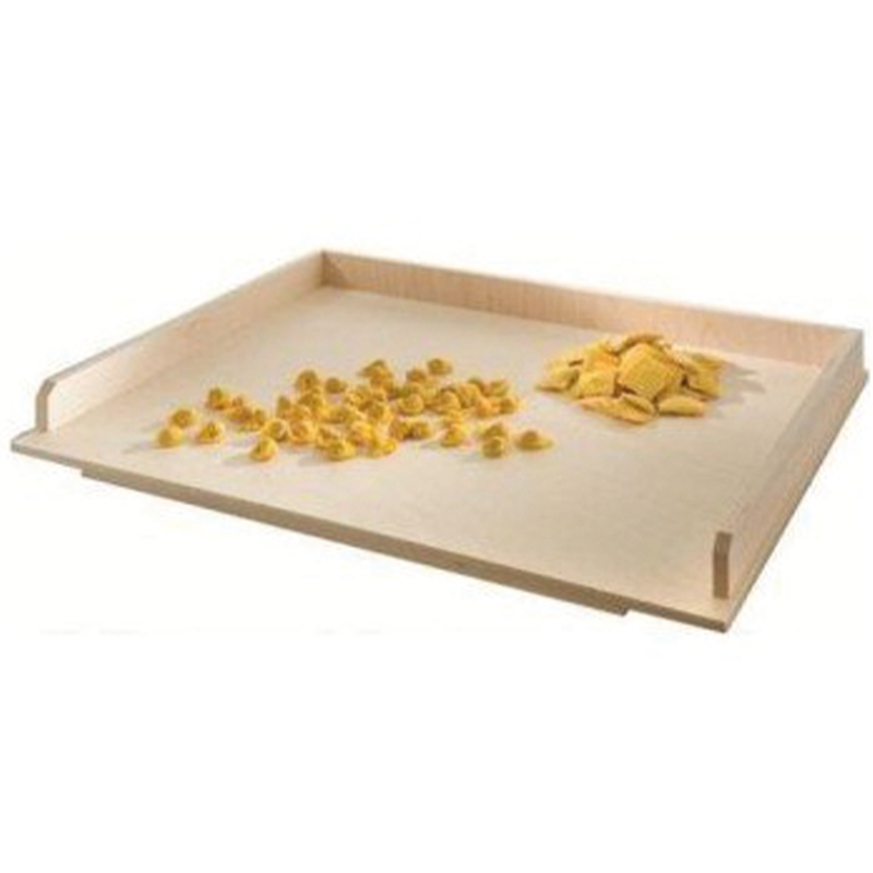 Asse per pasta con bordo in legno di faggio 75x50x7h cm