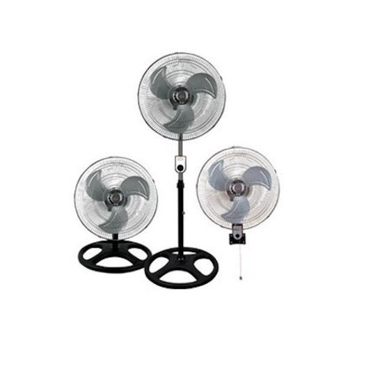 Ventilatore a Piantana Tavolo Parete 3 in1 a Pale Oscillanti DCG VE1695