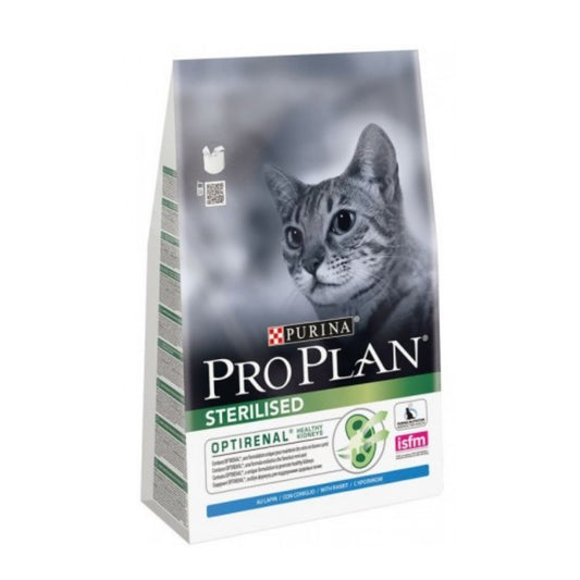 Pro Plan Sterilised Optirenal gatto ricco in coniglio Purina 400 grammi