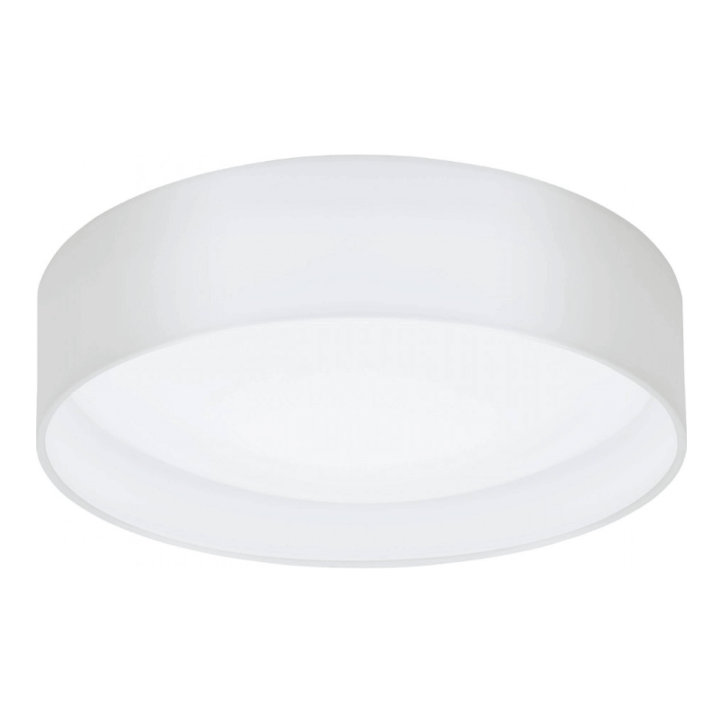 Plafoniera Pasteri Led Paralume Lino Bianco Ø32 Cm Eglo