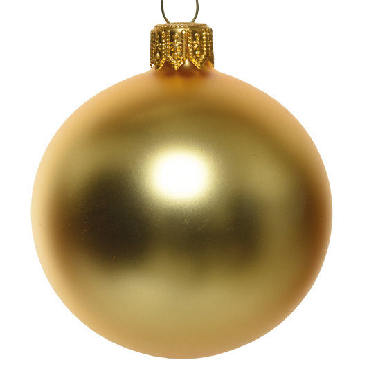 Pallina di Natale oro opaco Ø10 cm