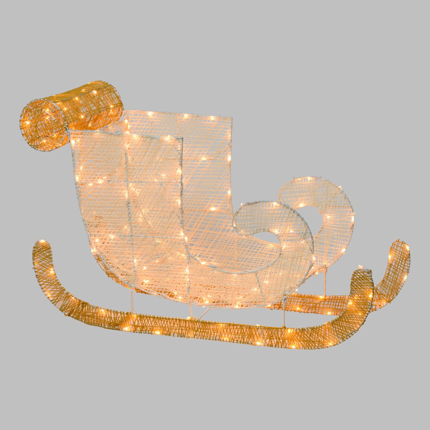 Slitta 3D 77xH54cm 180 LED Serie LHC Luci di Natale