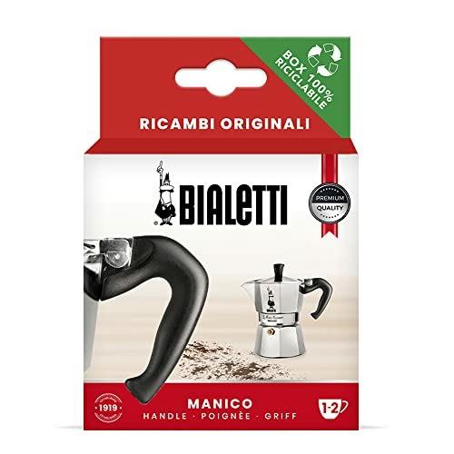 Bialetti Ricambi, Include 1 Manico Con Spinotto, Compatibile Con Moka Express E Elettrika (1/2 Tazze)