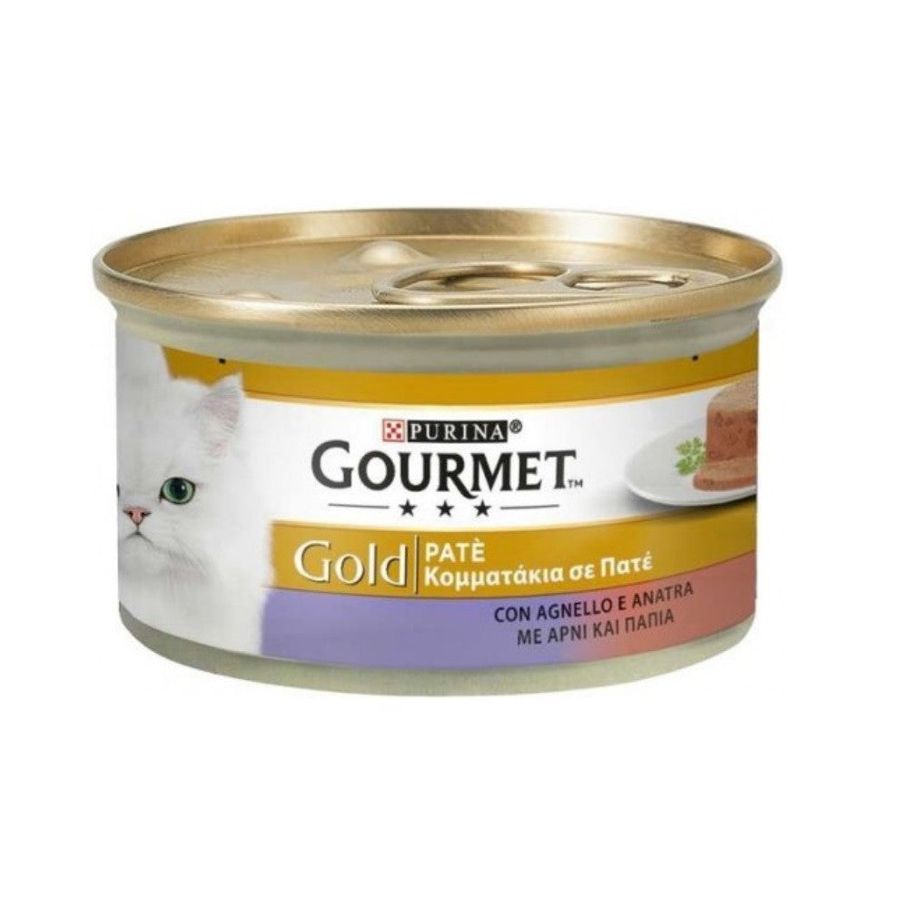 Gourmet Gold Patè agnello e anatra Purina 85 grammi