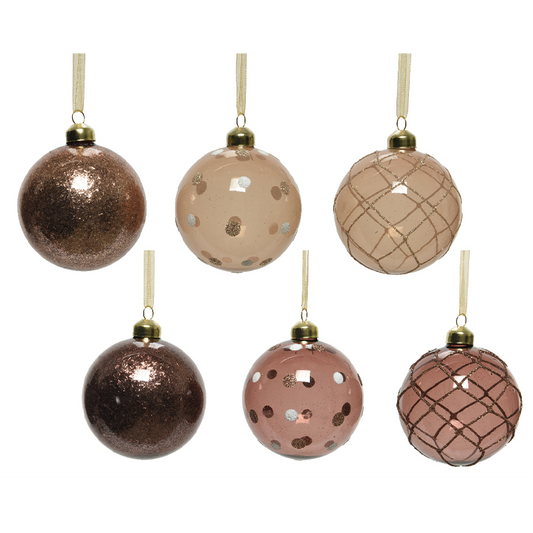 Pallina di Natale assortite diverse colorazioni disponibili Ø8 cm