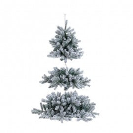 Albero di natale innevato pendente FIEMME h150 cm