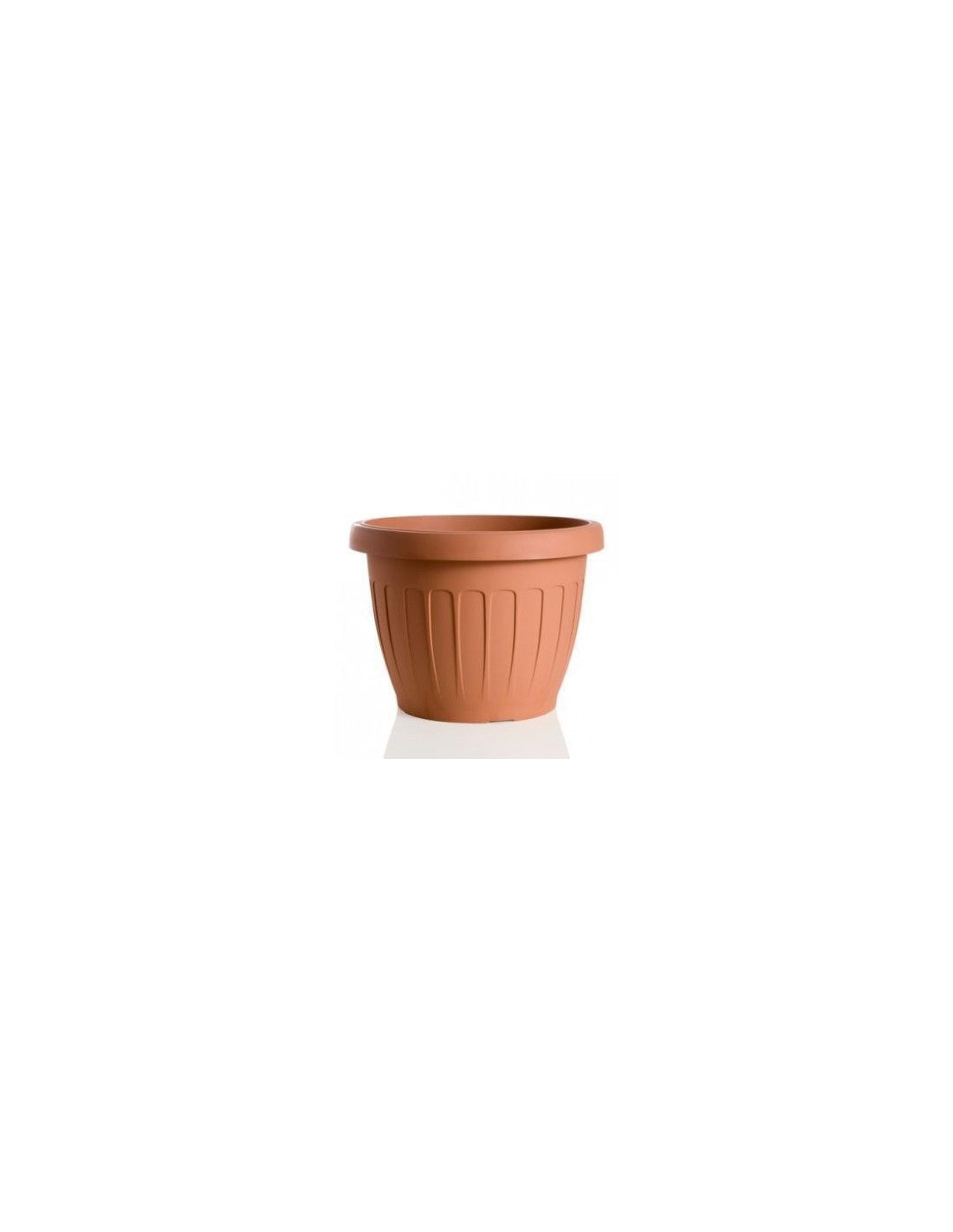 Vaso in plastica D 70 cm colore Terracotta