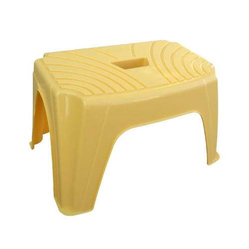 Sgabello multiuso in plastica - 1 gradino - Dimensioni 38x24,8x22h - Step 1