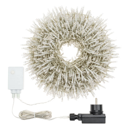 MiniCluster ø6cm XNTL 720 LED BIANCO CALDO 4+14,9m Luci di Natale