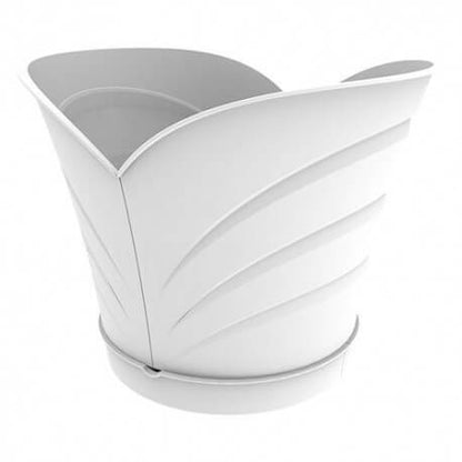 Vaso 'Tulipano' 35x39x30 cm - 10 Lt. - Bianco