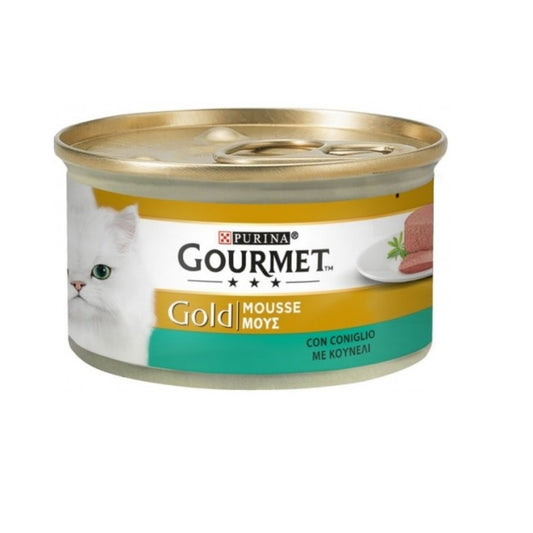 Gourmet Gold Mousse con coniglio Purina 85 grammi