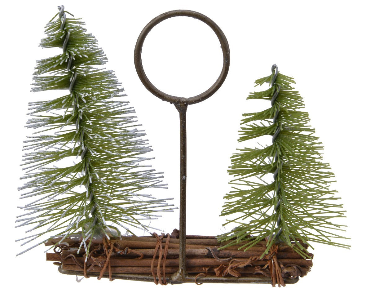 Portacarte decorativi con alberi 11x h11 cm