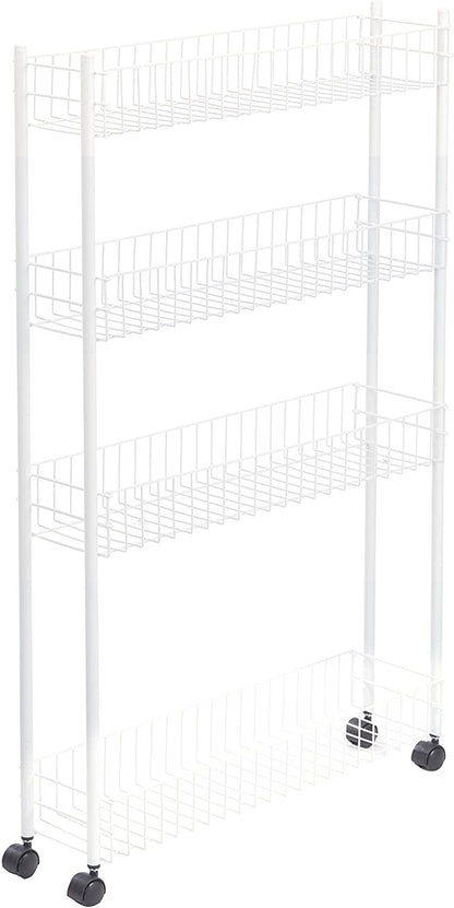 Scaffaletto a 4 Piani Salva Spazio 16x60x95