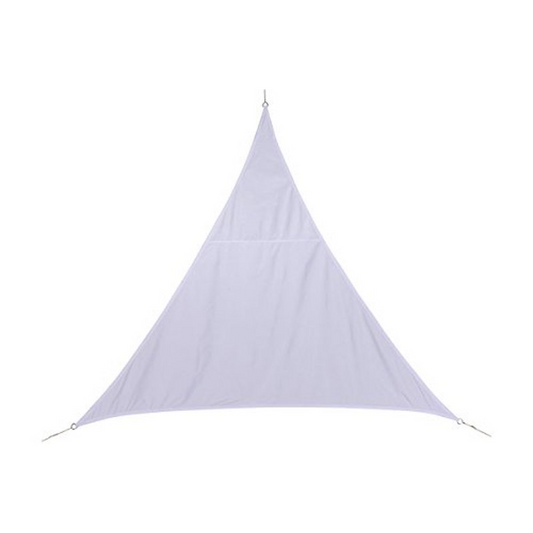 Tenda parasole di 3 x 3 x 3 m per fare ombra nel giardino, sul terrazzo o sul balcone, colore: Bianco