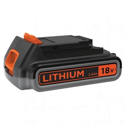 Batteria al Litio 18V 2.5Ah Black e Decker