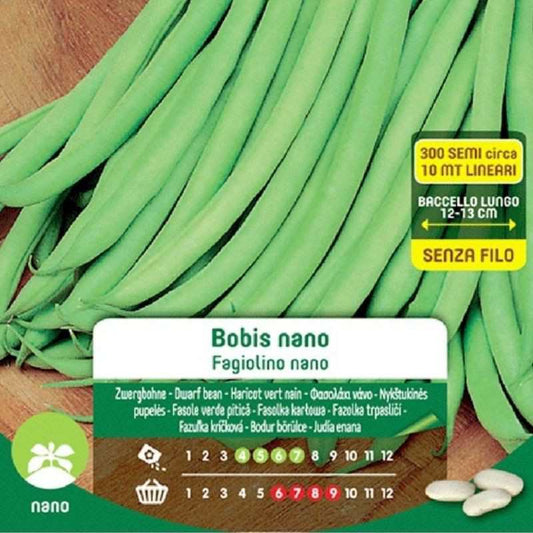 Semi Di Fagiolino Nano Bobis Nano In Busta Maxi