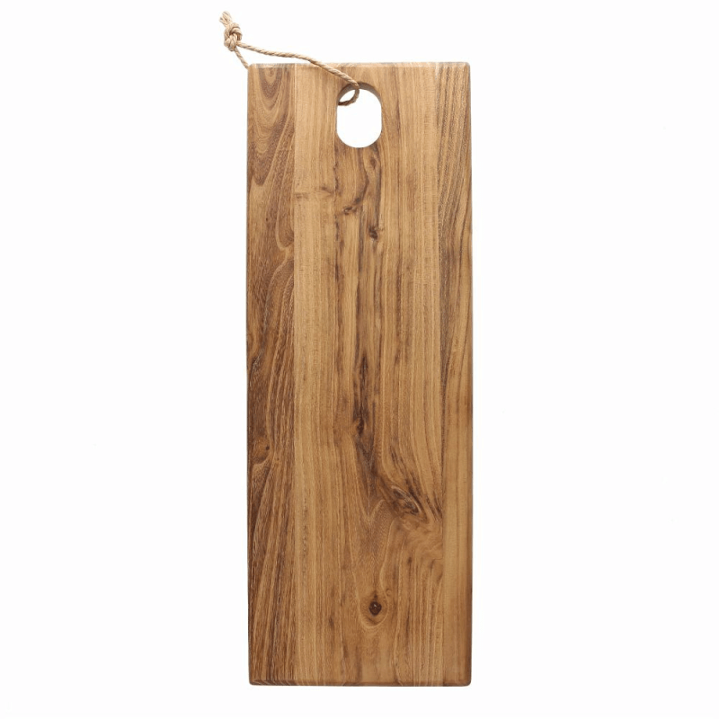 Tagliere Rettangolare 47x17 cm Bambu in Legno Marrone