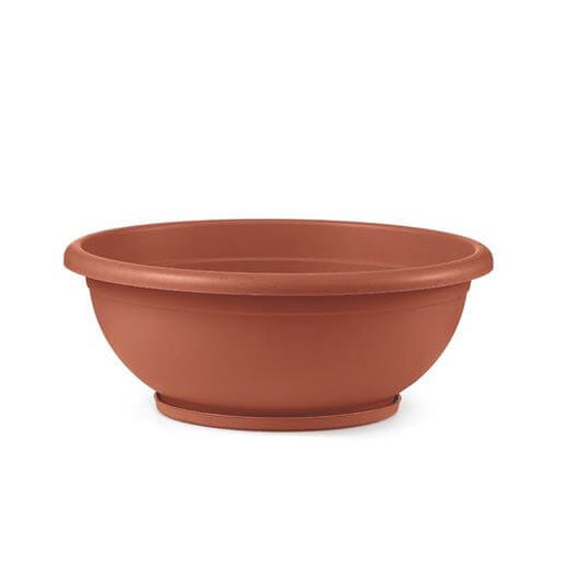 Ciotola Naxos D.60 cm colore Terracotta in plastica