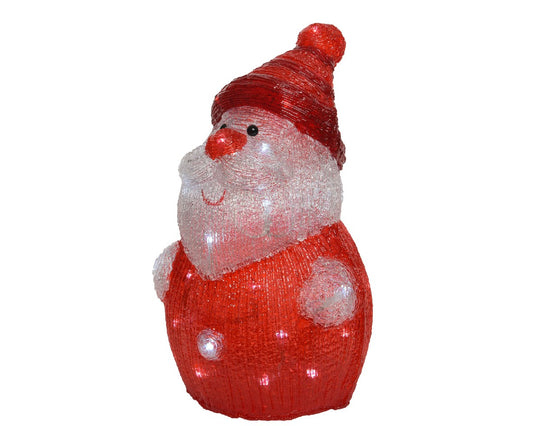 Babbo Natale  in acrilico  Con led  23x24x h37cm