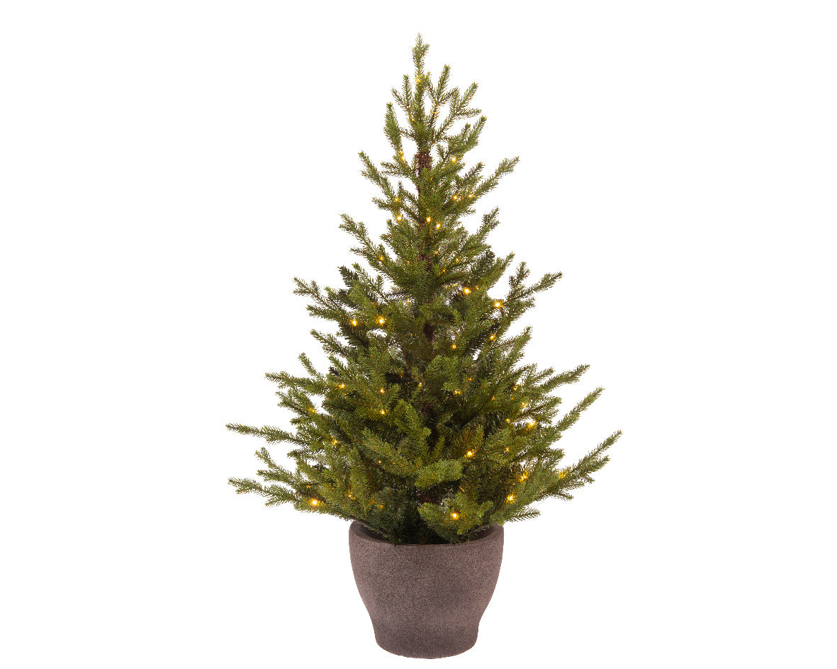 Albero in Vaso Micro LED BO per Interno ed Esterno H 120 Ø 70 cm