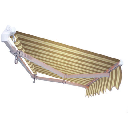 Tenda da sole reclinabile e avvolgibile Panarea 4 x 2,5 metri colore beige e marrone Verdelook