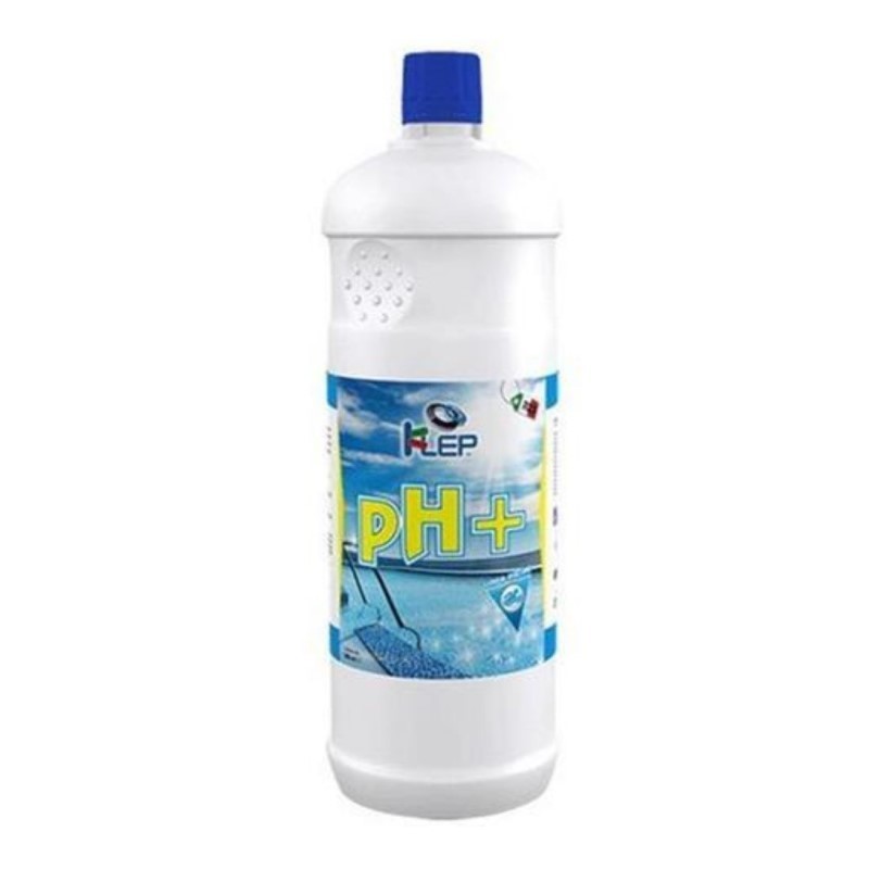 Correttore Ph per piscine liquido flacone PH PIU da 1 Litro