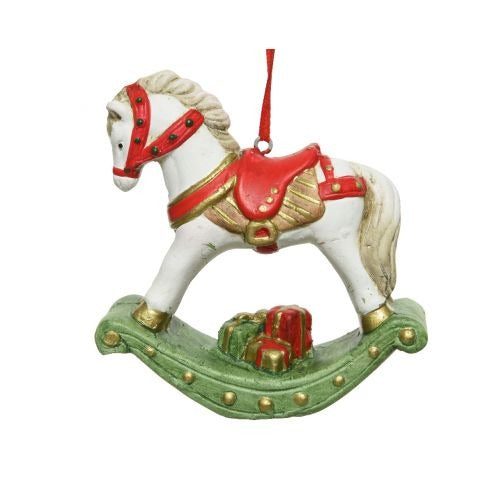 Cavallo A Dondolo In Terracotta Da Appendere 9,5X3 Cm