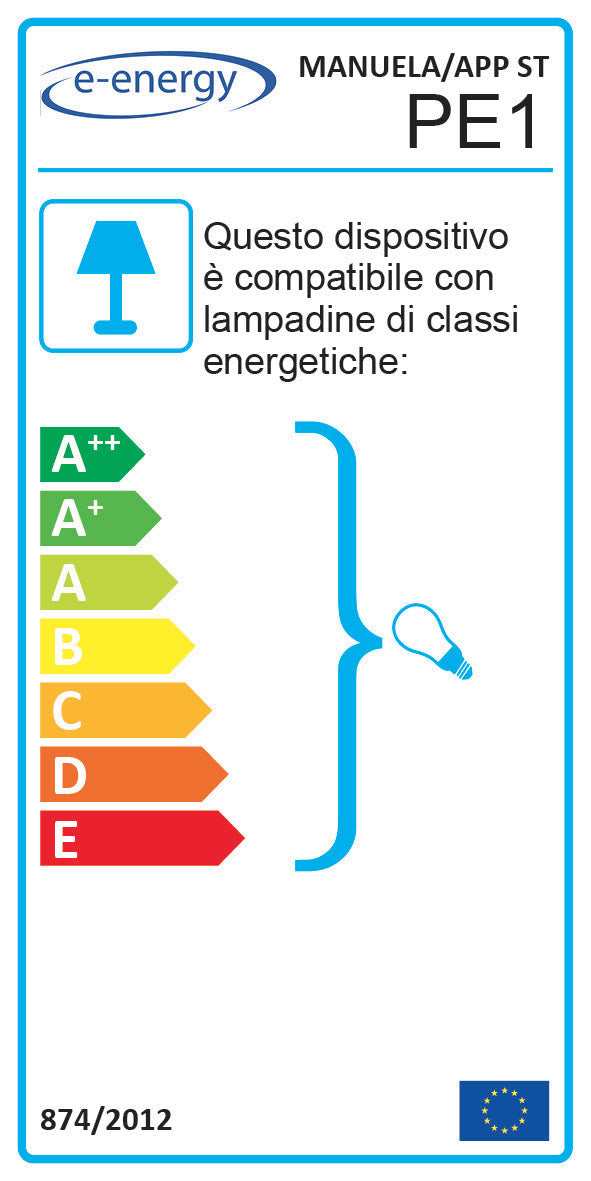 Applique 1xE27 Finitura Cromo Vetro Lastra Bianco Decorato