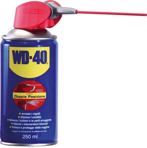 Spray idrorepellente sbloccante e anticorrosivo lubrificante WD40 da 250 ml