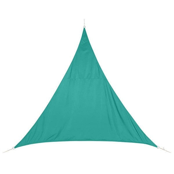 Tenda da Sole Triangolare 5x5x5 m in Tessuto Impermeabile - Colore: Verde