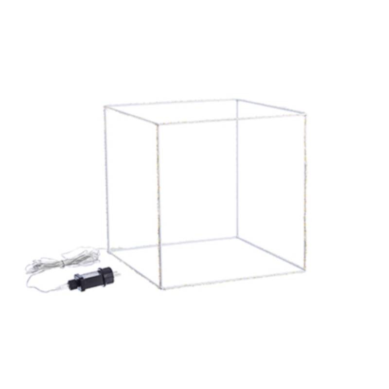 Luci Natale Cubo 510 microled classic cm 55 x 55 h