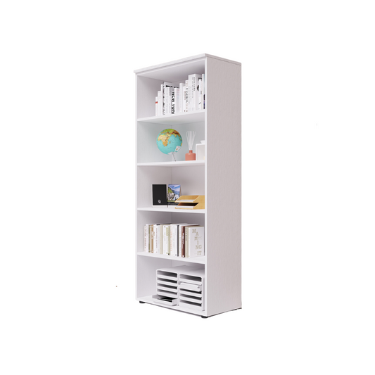 Libreria da ufficio a giorno  con top  colore Bianco H212x90x45cm