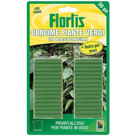 Flortis Bastoncini Concimanti Piante Verdi 40Gr