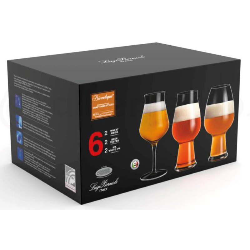 Birra set 6 bicchieri birra Bormioli