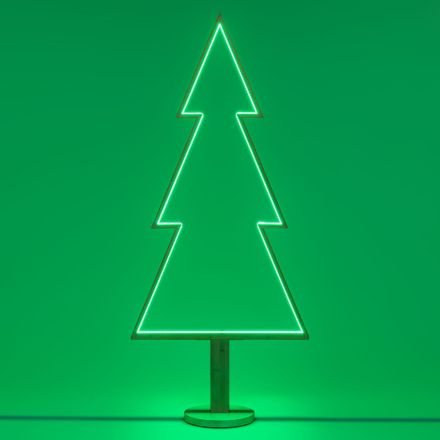 Albero Abete H170cm SMART RGBWW DLW Legno Sbiancato Luci di Natale