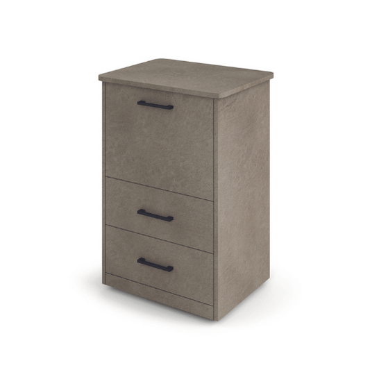 Mobile sitro con 2 cassetti colore Argilla H89x57x44cm