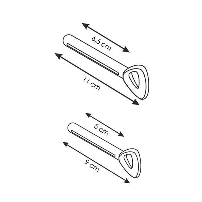 Set 2 pz Spremi tubetto Presto