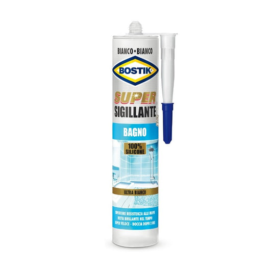 Bostik Super Sigillante Bagno per Giunture, Fughe e Fessure da 300 ml - D2437