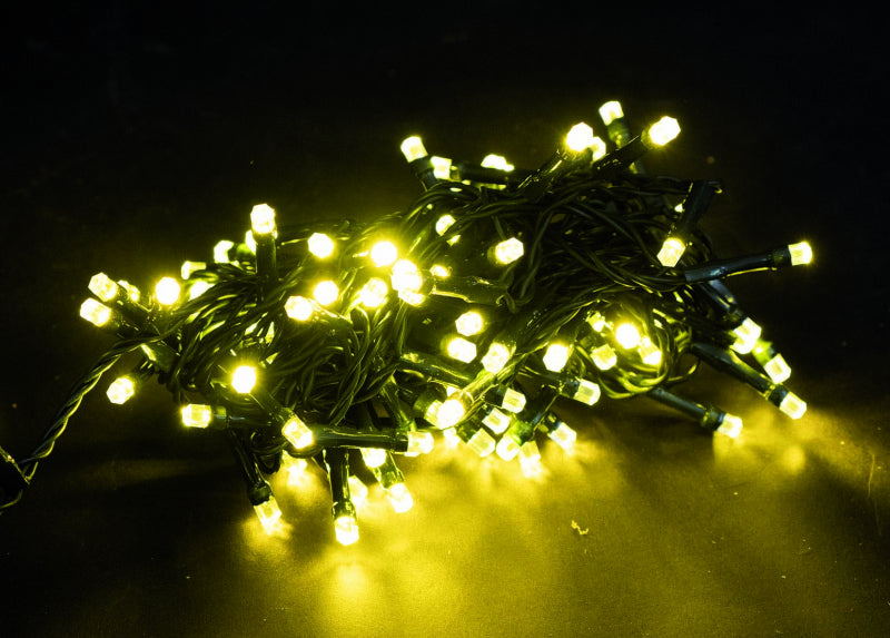 Catena luci natalizie per decorazioni esterne, 500 LED oro