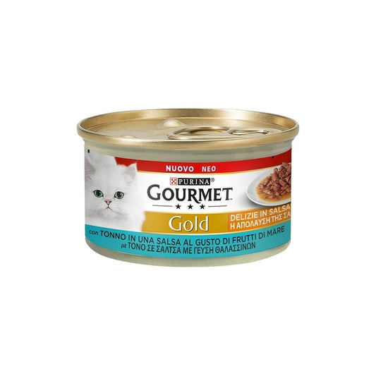 Gourmet Gold Delizie in salsa con tonno Purina 85 grammi