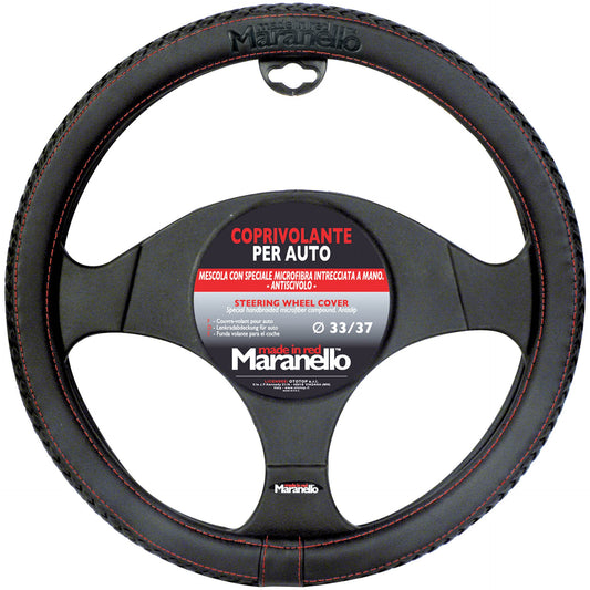 Coprivolante Maranello con filo rosso, misura 37-43.