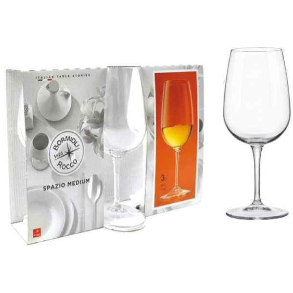 Set 3 pz Calice Spazio Vino rosso 50 cl in vetro