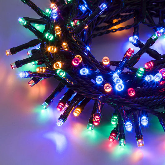 Catena lineare TLE 1500 LED MULTICOLOR 2+60,5m in bobina Luci di Natale