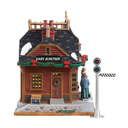 Lemax East Junction Station - Stazione Di East Junction Gioco invernale decorazione per villaggio Natale